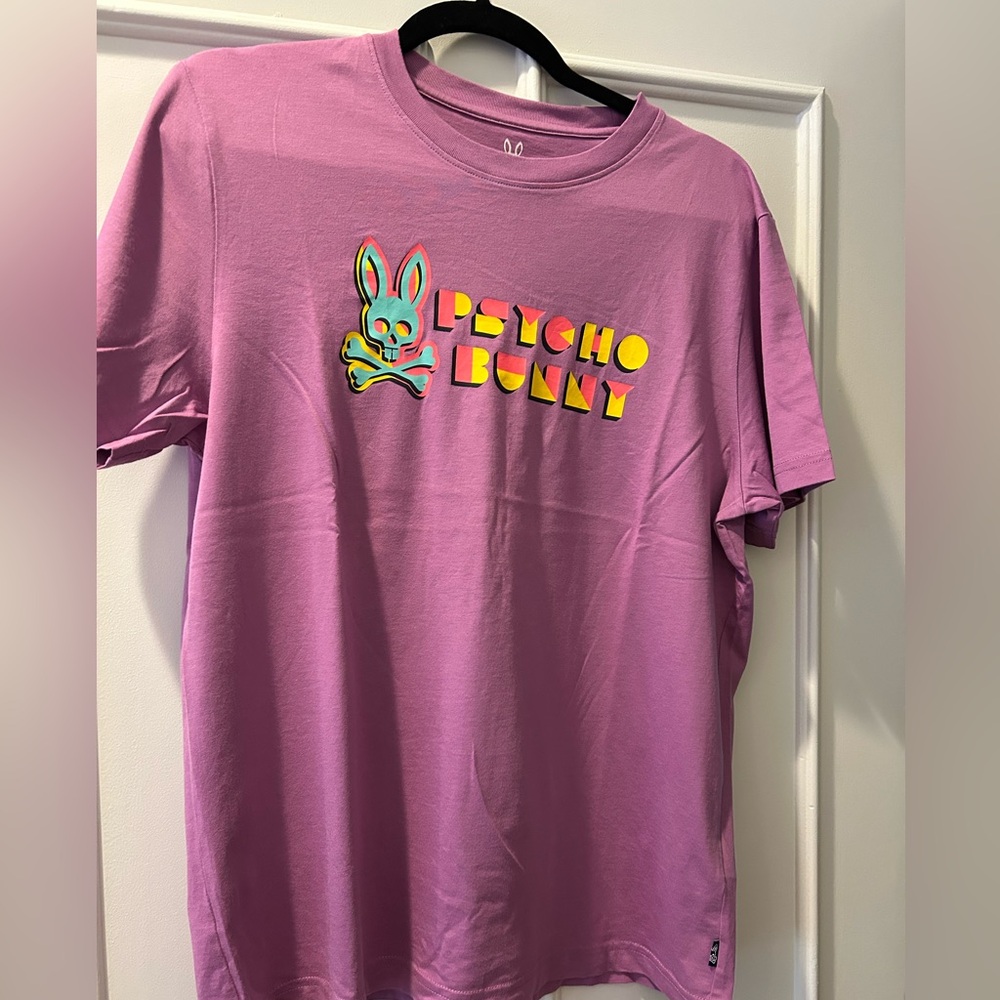 Psycho Bunny Pink Short Sleeve Tee